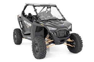 Polaris RZR Turbo R 4 Ultimate Vented Full Windshield - Rough Country - Scratch Resistant - '22-'23